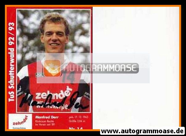Autogramm Handball | TuS Schutterwald | 1992 | Manfred DERR