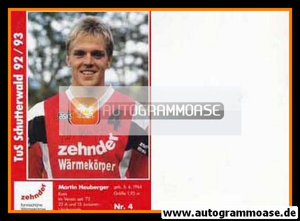 Autogramm Handball | TuS Schutterwald | 1992 | Martin HEUBERGER