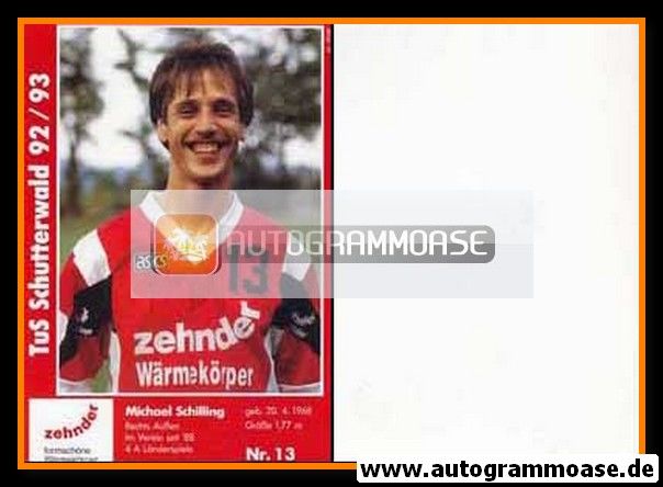 Autogramm Handball | TuS Schutterwald | 1992 | Michael SCHILLING