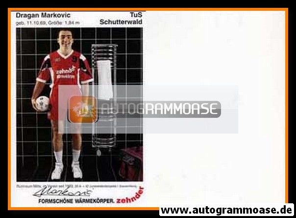 Autogramm Handball | TuS Schutterwald | 1990er | Dragan MARKOVIC