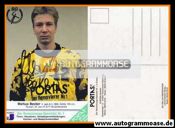 Autogramm Handball | SG Wallau/Massenheim | 1990 | Markus BECKER