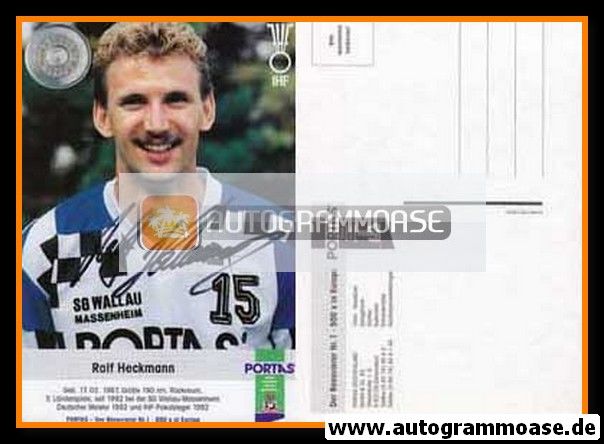 Autogramm Handball | SG Wallau/Massenheim | 1992 | Ralf HECKMANN