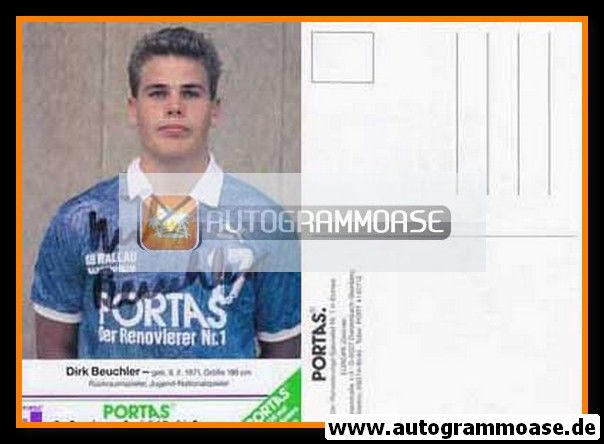 Autogramm Handball | SG Wallau/Massenheim | 1990er Portas blau | Dirk BEUCHLER