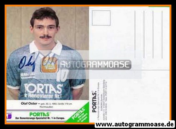 Autogramm Handball | SG Wallau/Massenheim | 1990er Portas blau | Olaf OSTER