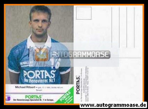 Autogramm Handball | SG Wallau/Massenheim | 1990er Portas blau | Michael RITZERT