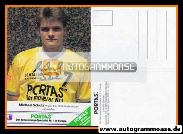 Autogramm Handball | SG Wallau/Massenheim | 1990er Portas gelb | Michael SCHOLZ