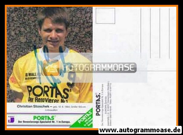 Autogramm Handball | SG Wallau/Massenheim | 1990er Portas gelb | Christian STOSCHEK
