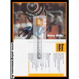Autogramm Gewichtheben | Ronny WELLER | 1990er (Sartorius)