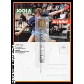 Autogramm Tischtennis | Jörg ROSSKOPF | 1990er (Spielszene Color) Joola 1