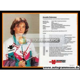 Autogramm Fechten | Annette DOBMEIER | 1990er (Würth)