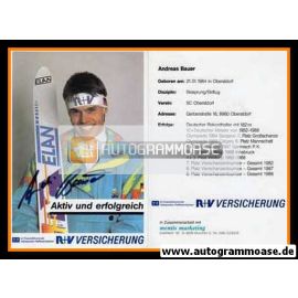 Autogramm Skispringen | Andreas BAUER | 1990er (R+V)