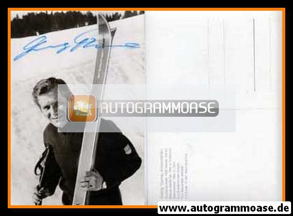 Autogramm Skispringen | Georg THOMA | 1970er (Erbacher)
