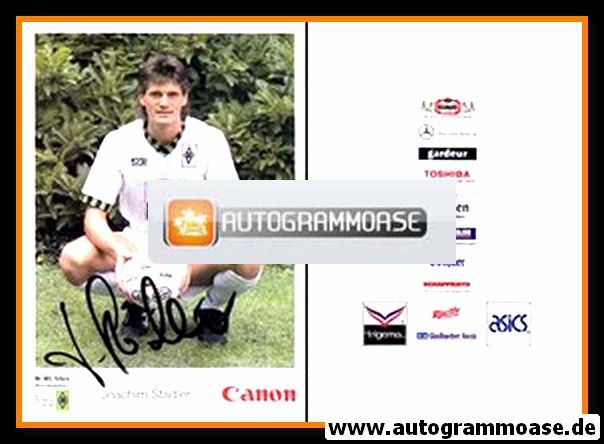 Autogramm Fussball | Borussia M&ouml;nchengladbach | 1992 Canon | Joachim STADLER