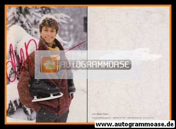 Autogramm Eiskunstlauf | Norbert SCHRAMM | 1980er (Portrait Color) Teufert