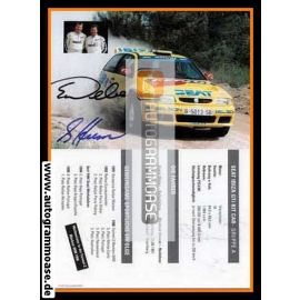 Autogramme Tourenwagen | Erwin WEBER + Manfred HIEMER | 1997 (Seat Ibiza GTI)