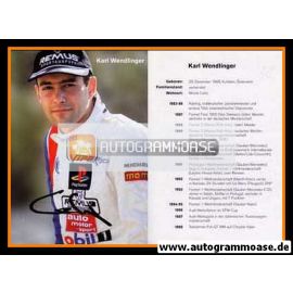 Autogramm Tourenwagen | Karl WENDLINGER | 1998 (Portrait Color)