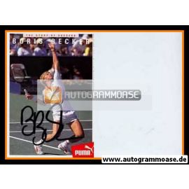Autogramm Tennis | Boris BECKER | 1990er Druck (Puma)