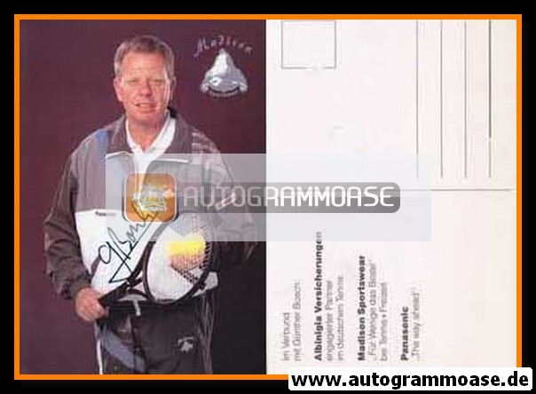 Autogramm Tennis | Günther BOSCH | 1990er (Madison)
