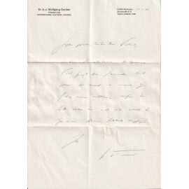 Brief Literatur | Wolfgang DURBEN | 1984