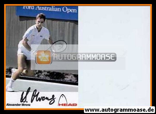 Autogramm Tennis | Alexander MRONZ | 1990er (Head) 1