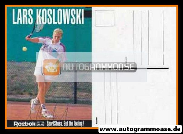 Autogramm Tennis | Lars KOSLOWSKI | 1990er (Reebok) Hochformat