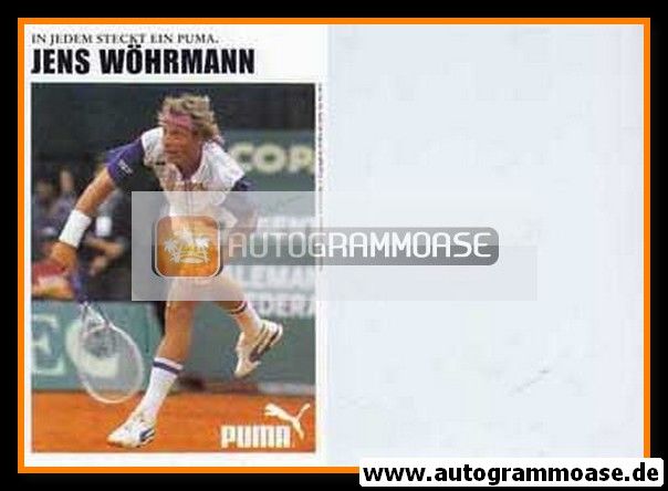 Autogramm Tennis | Jens WÖHRMANN | 1990er (Puma)