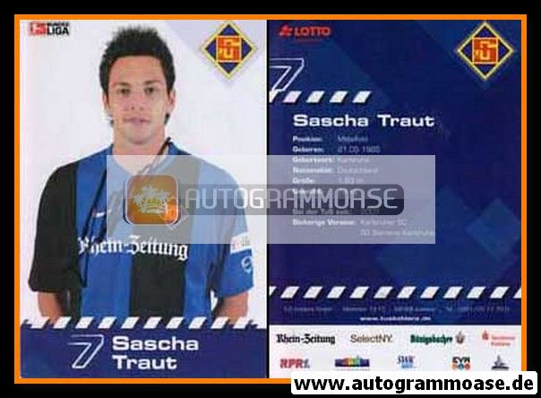Autogramm Fussball | TuS Koblenz | 2007 | Sascha TRAUT
