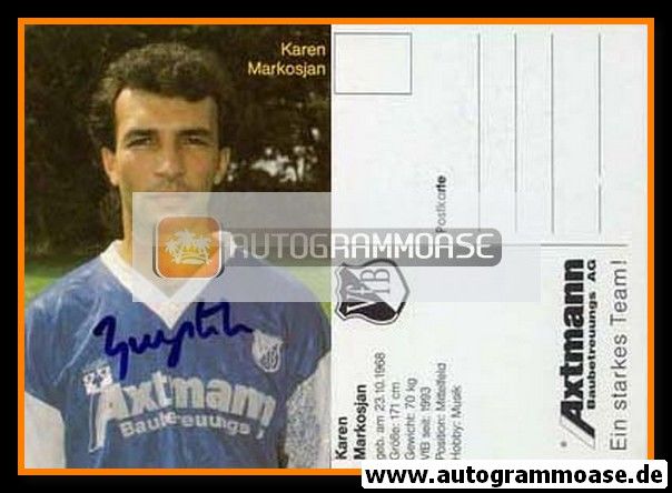 AK Fussball | VfB Leipzig | 1993 | Karen MARKOSJAN