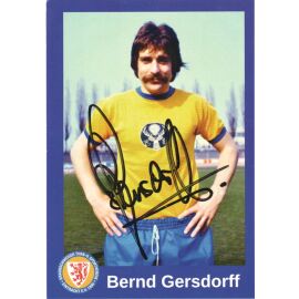Autogramm Fussball | Eintracht Braunschweig | 1973 Retro | Bernd GERSDORFF (Portrait Color)