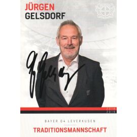 Autogramm Fussball | Bayer Leverkusen | 2018 TM | Jürgen GELSDORF