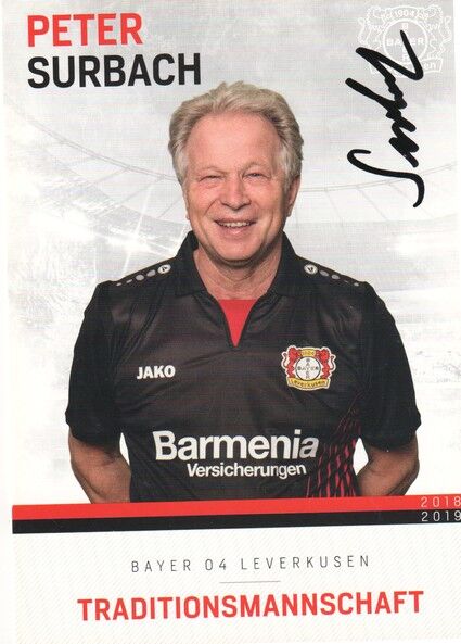 Autogramm Fussball | Bayer Leverkusen | 2018 TM | Peter SURBACH