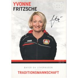 Autogramm Fussball | Bayer Leverkusen | 2018 TM | Yvonne FRITZSCHE