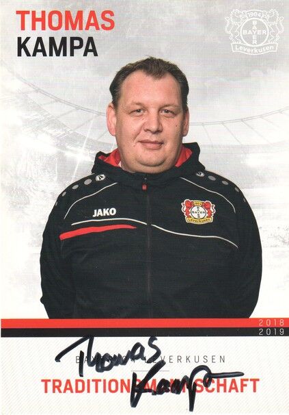 Autogramm Fussball | Bayer Leverkusen | 2018 TM | Thomas KAMPA