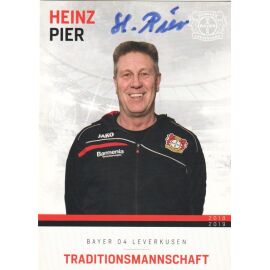 Autogramm Fussball | Bayer Leverkusen | 2018 TM | Heinz PIER