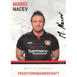 Autogramm Fussball | Bayer Leverkusen | 2018 TM | Mario NACEV