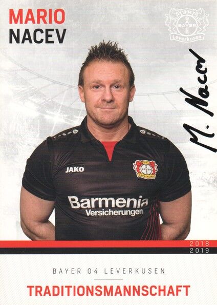 Autogramm Fussball | Bayer Leverkusen | 2018 TM | Mario NACEV
