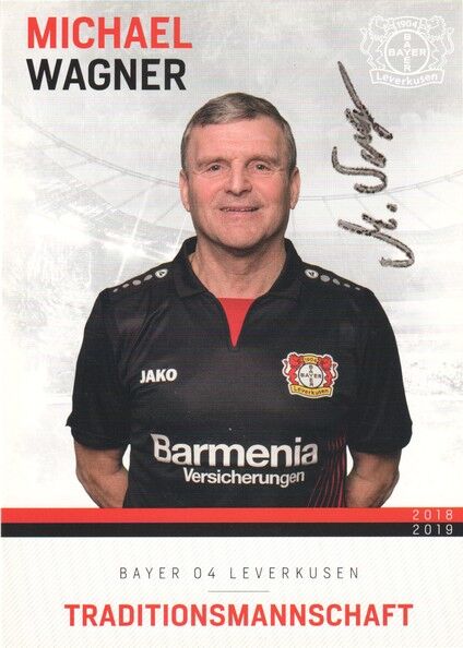 Autogramm Fussball | Bayer Leverkusen | 2018 TM | Michael WAGNER