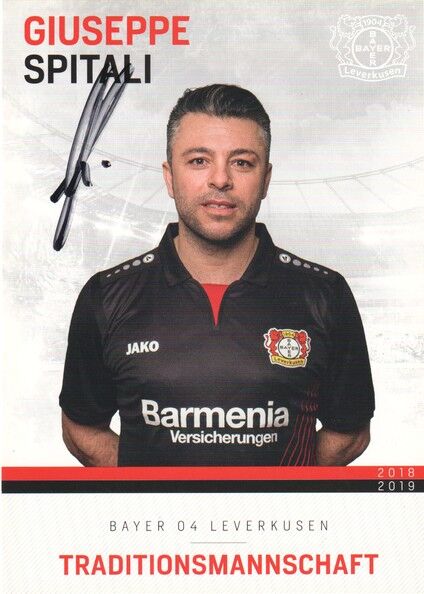 Autogramm Fussball | Bayer Leverkusen | 2018 TM | Giuseppe SPITALI