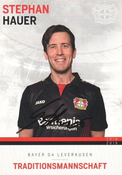 Autogramm Fussball | Bayer Leverkusen | 2018 TM | Stephan HAUER