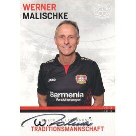 Autogramm Fussball | Bayer Leverkusen | 2018 TM | Werner MALISCHKE