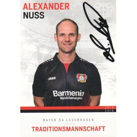 Autogramm Fussball | Bayer Leverkusen | 2018 TM | Alexander NUSS