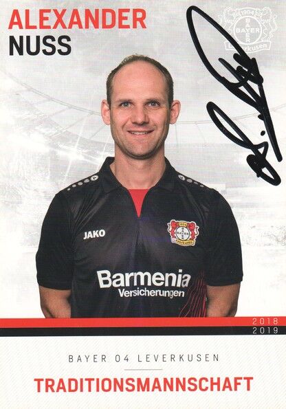Autogramm Fussball | Bayer Leverkusen | 2018 TM | Alexander NUSS