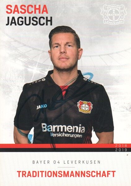 Autogramm Fussball | Bayer Leverkusen | 2018 TM | Sascha JAGUSCH