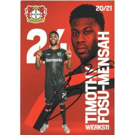 Autogramm Fussball | Bayer Leverkusen | 2020 | Timothy FOSU-MENSAH