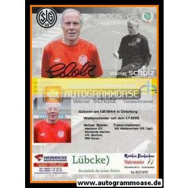 Autogramm Fussball | SG Wattenscheid 09 | 2005 | Werner SCHOLZ