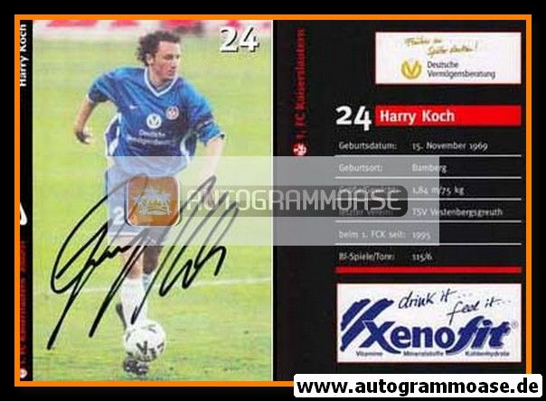 Autogramm Fussball | 1. FC Kaiserslautern | 2000 | Harry KOCH (Spielszene)