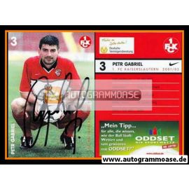 Autogramm Fussball | 1. FC Kaiserslautern | 2001 | Petr GABRIEL
