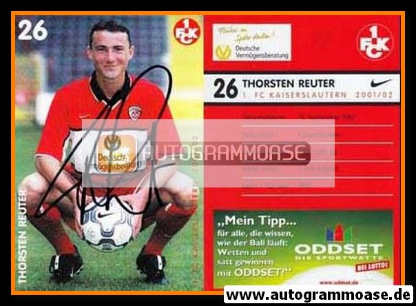 Autogramm Fussball | 1. FC Kaiserslautern | 2001 | Thorsten REUTER