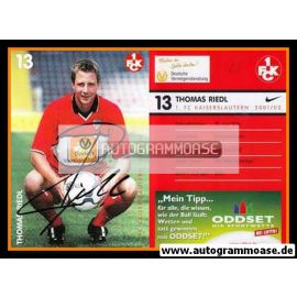 Autogramm Fussball | 1. FC Kaiserslautern | 2001 | Thomas RIEDL