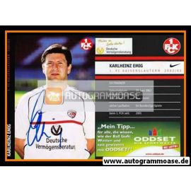 Autogramm Fussball | 1. FC Kaiserslautern | 2002 | Karl-Heinz EMIG